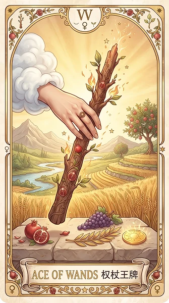 权杖王牌 Ace of Wands