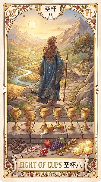 圣杯八 Eight of Cups