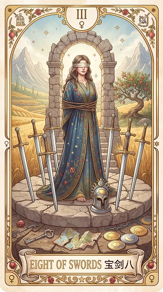 宝剑八 Eight of Swords