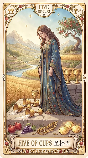 圣杯五 Five of Cups