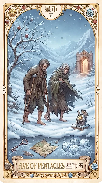 金币五 Five of Pentacles