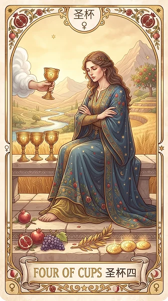 圣杯四 Four of Cups
