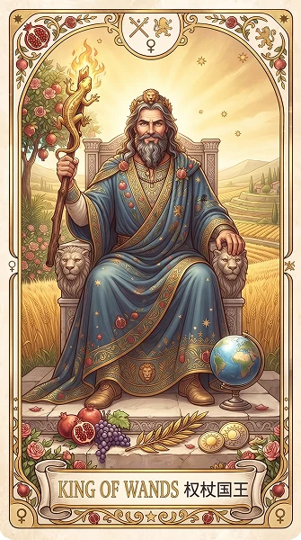 权杖国王 King of Wands