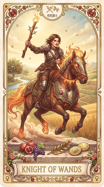 权杖骑士 Knight of Wands