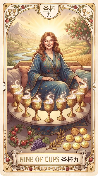 圣杯九 Nine of Cups