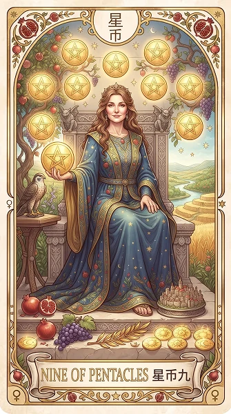 金币九 Nine of Pentacles