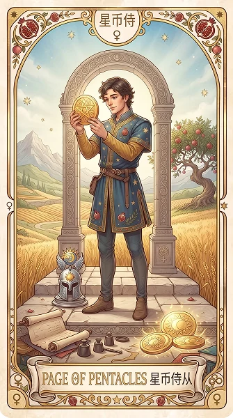 金币侍从 Page of Pentacles