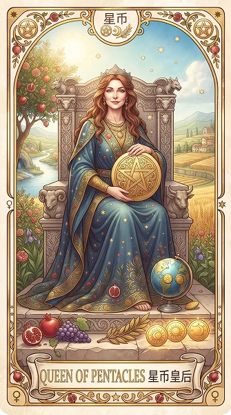 金币王后 Queen of Pentacles