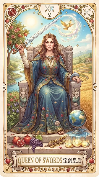 宝剑王后 Queen of Swords