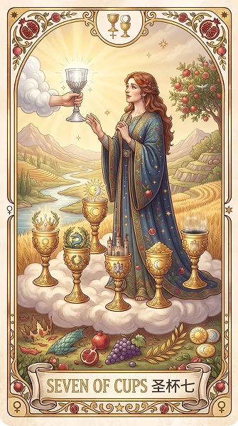 圣杯七 Seven of Cups