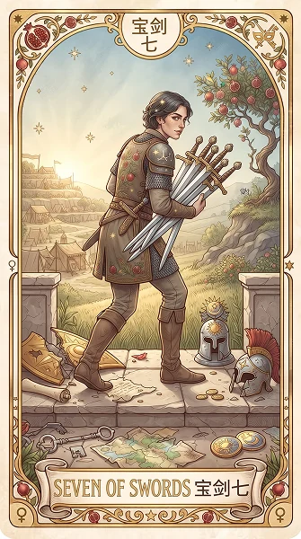宝剑七 Seven of Swords