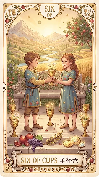 圣杯六 Six of Cups